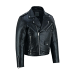 BRANDO+ MOTORCYCLE LEATHER JACKET FOR MEN
