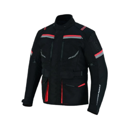 BURNING MOTORCYCLE TEXTILE LONG JACKET FOR MEN