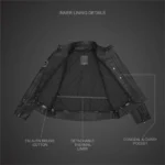 GLEN MOTORCYCLE LEATHER JACKET FOR MEN